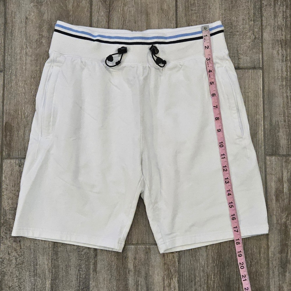Psycho Bunny Dovedale sweat shorts Mens Size XS White Logo‎ Embroidered Casual - Picture 2 of 9